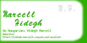 marcell hidegh business card